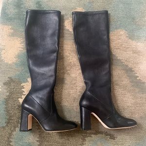 Stuart Weitzman Milla Stretch Block High-Heel Boot